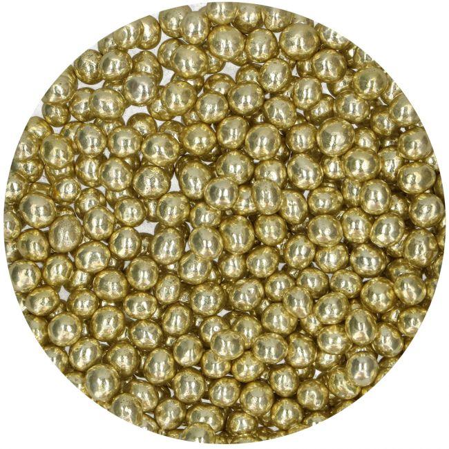 Choco Pearls - Metallic Yellow 60g - FUN CAKES