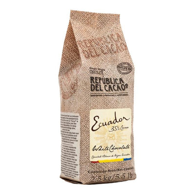 Sac 2,5 kg chocolat blanc 35 % Équateur – Republica del Cacao
