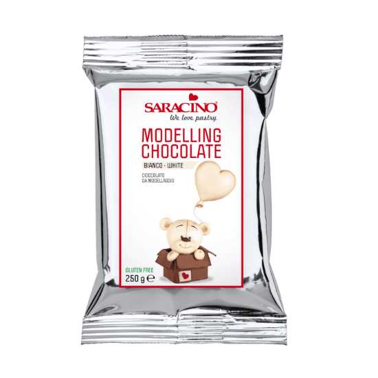 Chocolat de Modelage - Blanc 250g - SARACINO