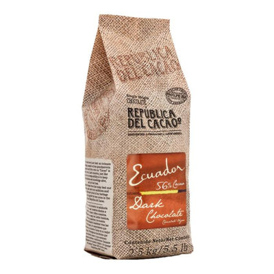 Sac 2,5 kg chocolat noir 56 % pure origine Équateur – Republica del Cacao
