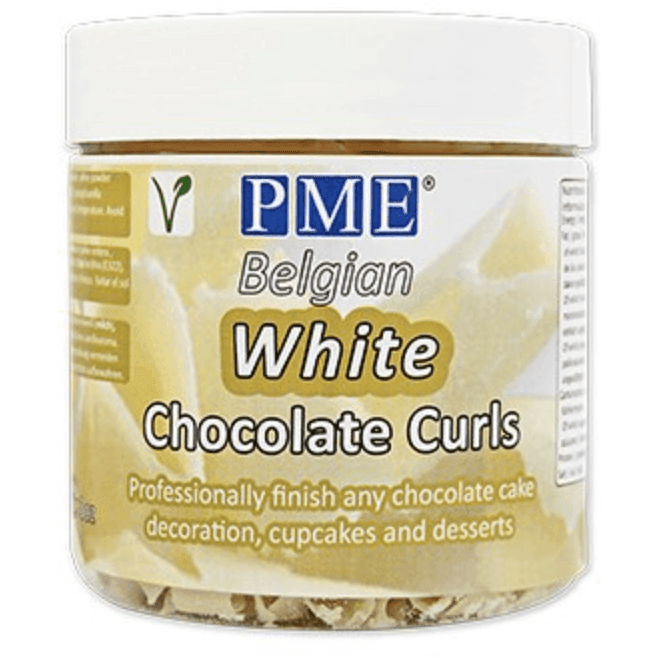 Chocolate Curls - White 85g - Patissland