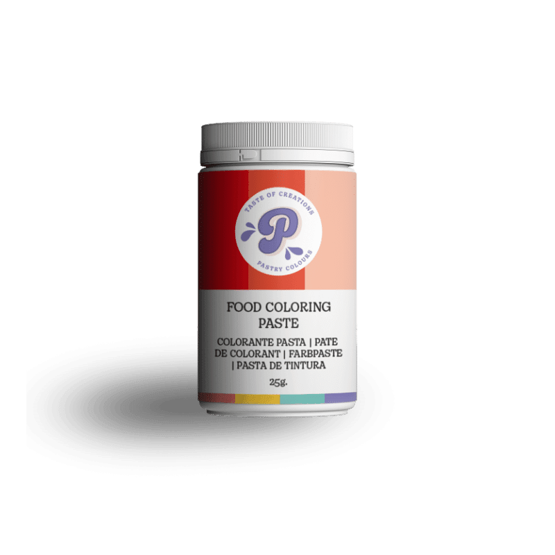 Colorant en Pâte Hydrosoluble Rouge 25g - PASTRY COLOURS