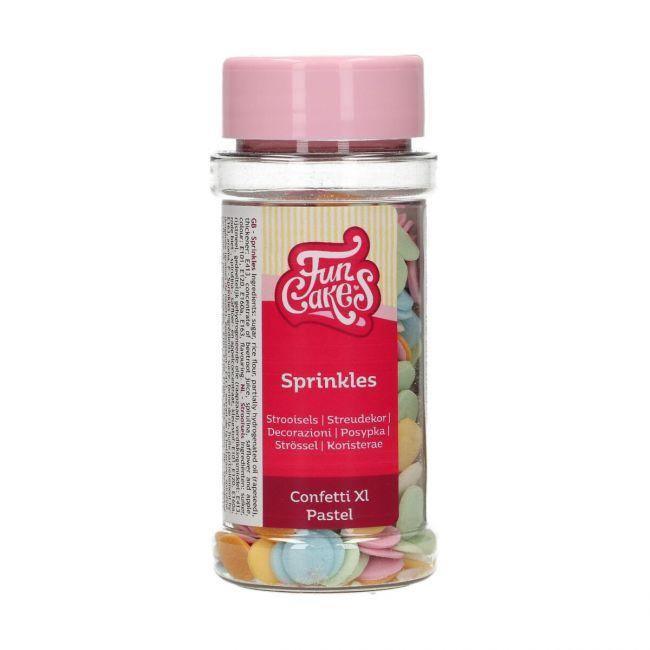 Confettis Comestibles Pastel XL - 55g - FUN CAKES