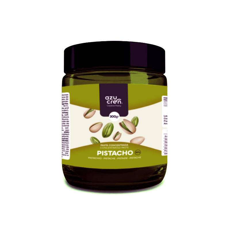 Pot de crème tartinable pistache 300g Azucren pour pâtisserie et glacerie