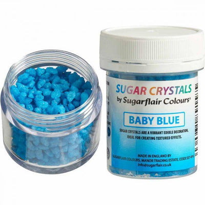 Cristaux de Sucre Baby Blue - 40g - SUGARFLAIR