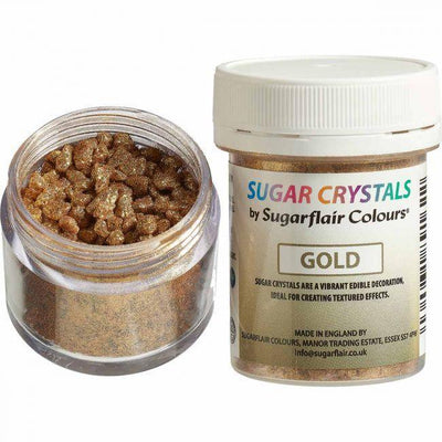 Cristaux de Sucre Gold - 40g - SUGARFLAIR