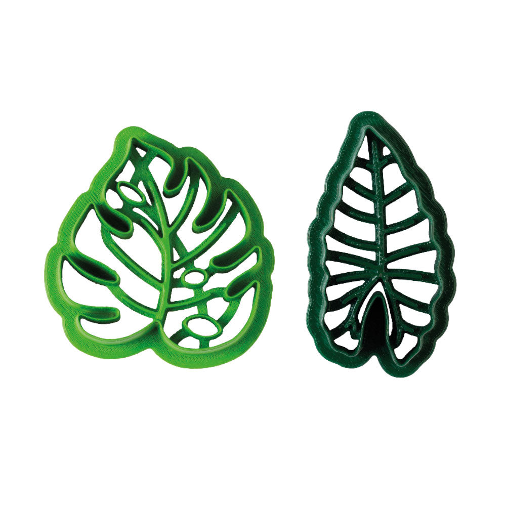 Set/2 Cookie Cutters - Tropical Leaves