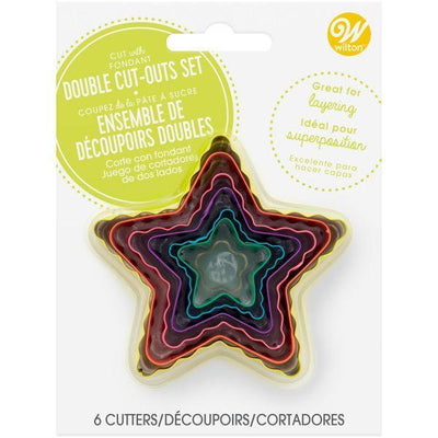 Double-sided Star Cookie Cutters Set/6