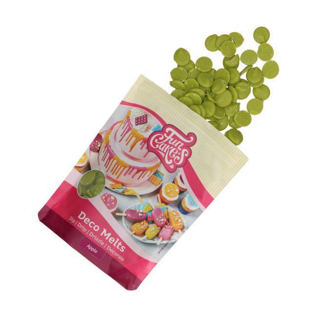 Déco Melts 250g - Goût Pomme Verte - FUN CAKES