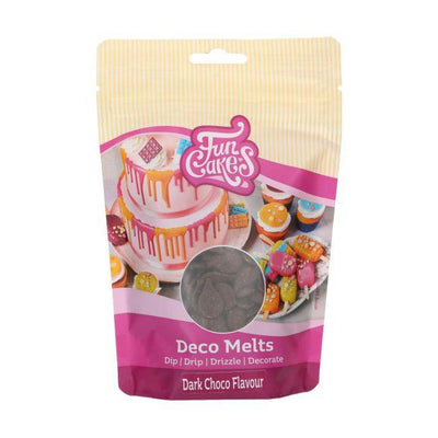 Déco Melts Chocolat Noir - FUN CAKES