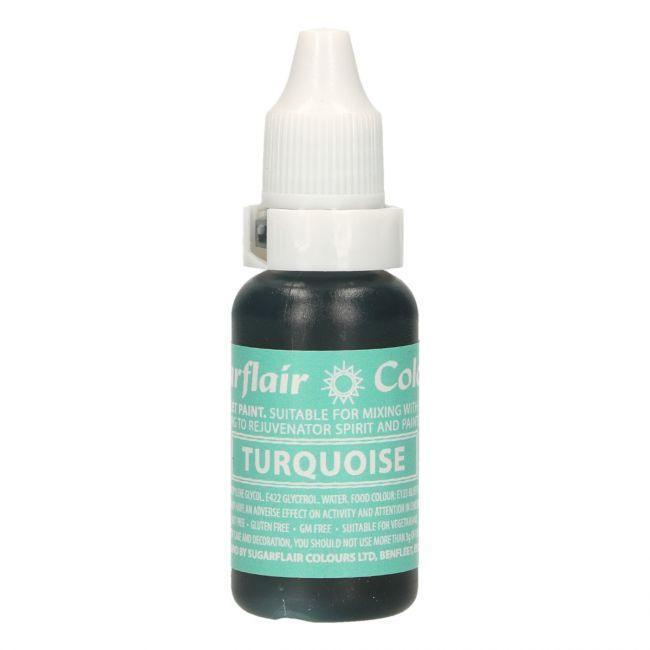 Droplet Peinture / Colorant - Turquoise 14ml - SUGARFLAIR