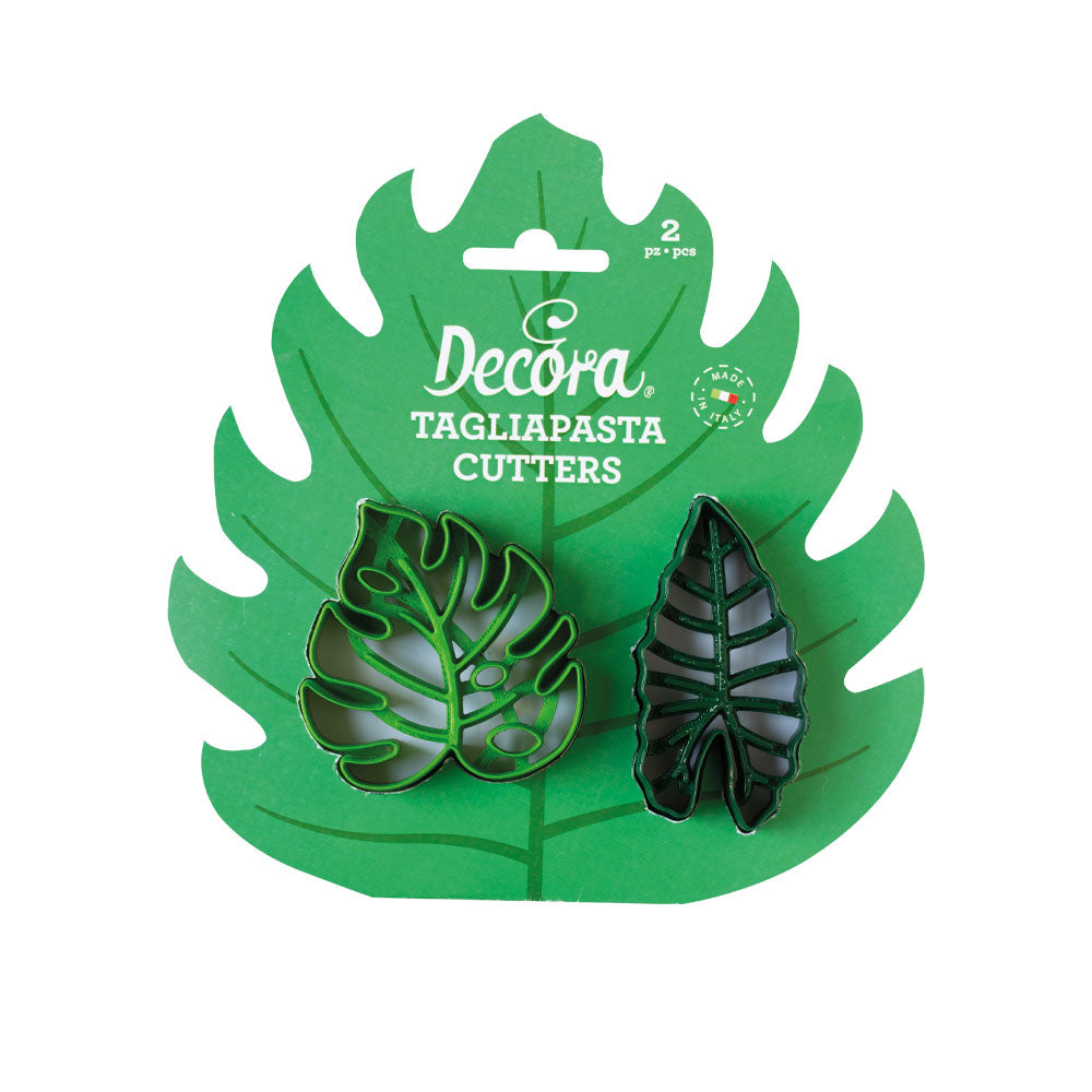 Set/2 Cookie Cutters - Tropical Leaves