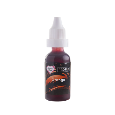 colorant orange, colorant liquide pâtisserie, ProFlo Rainbow Dust, colorant aérographe vegan, colorant kasher orange, colorant alimentaire intense
