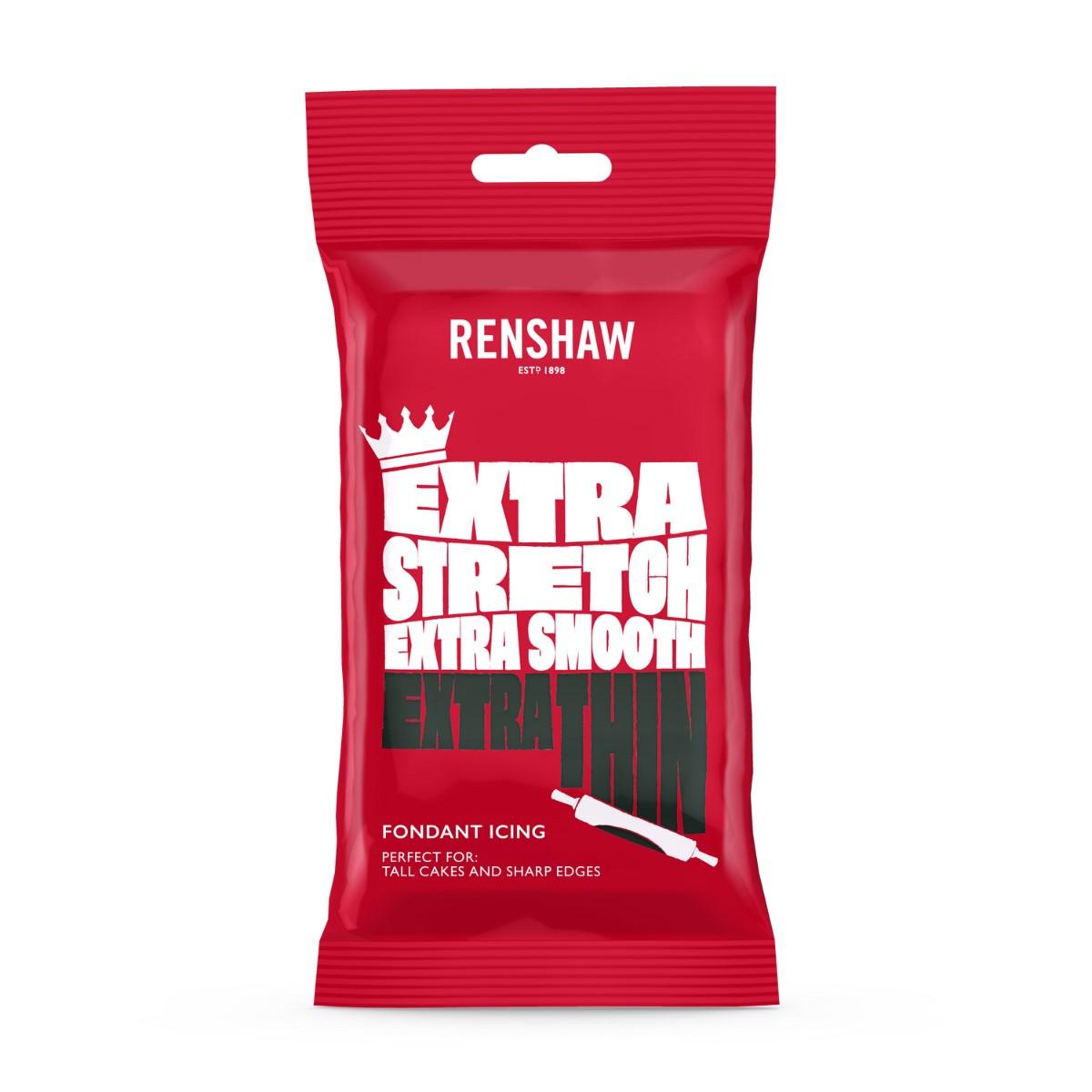 Renshaw Sugar Paste - 250g Dark EXTRA