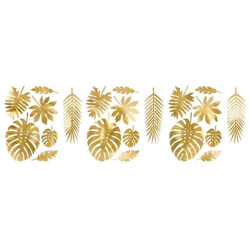 Feuilles Tropicales Gold - PARTY DECO