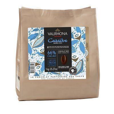 Fèves Chocolat Caraïbe 66% - VALRHONA