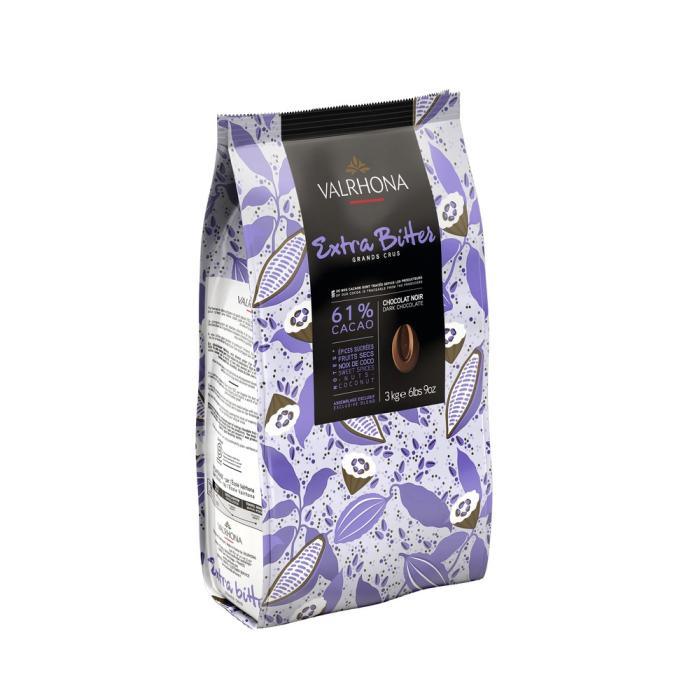 Fèves Extra Bitter 61% 3kg - VALRHONA