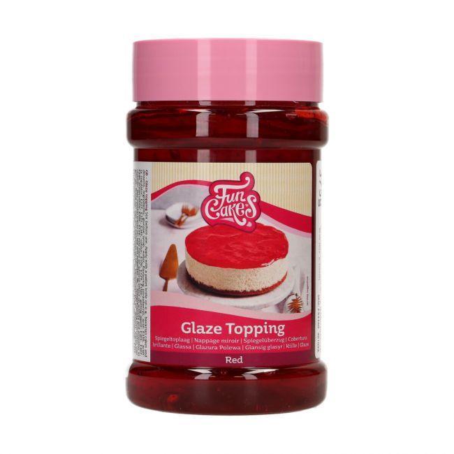 Glaçage Miroir Rouge - 375g - FUN CAKES