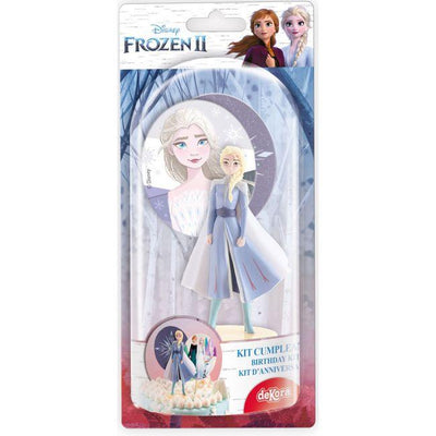 Kit Décoration Gâteau Elsa Frozen 2 - DEKORA