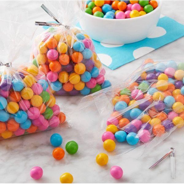 100 Transparent Candy Mini Sachets