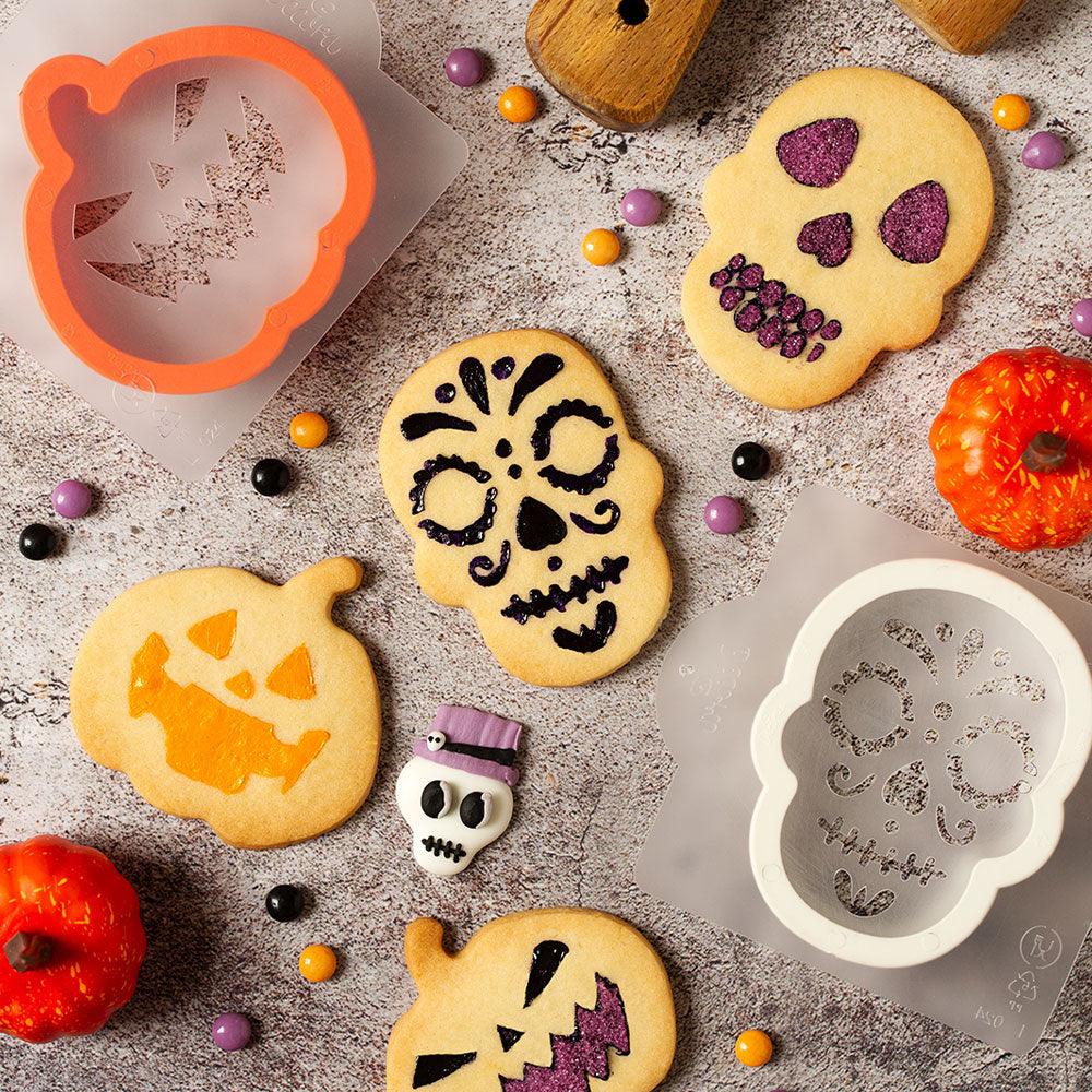 Set/2 Halloween Cutters and Stencils