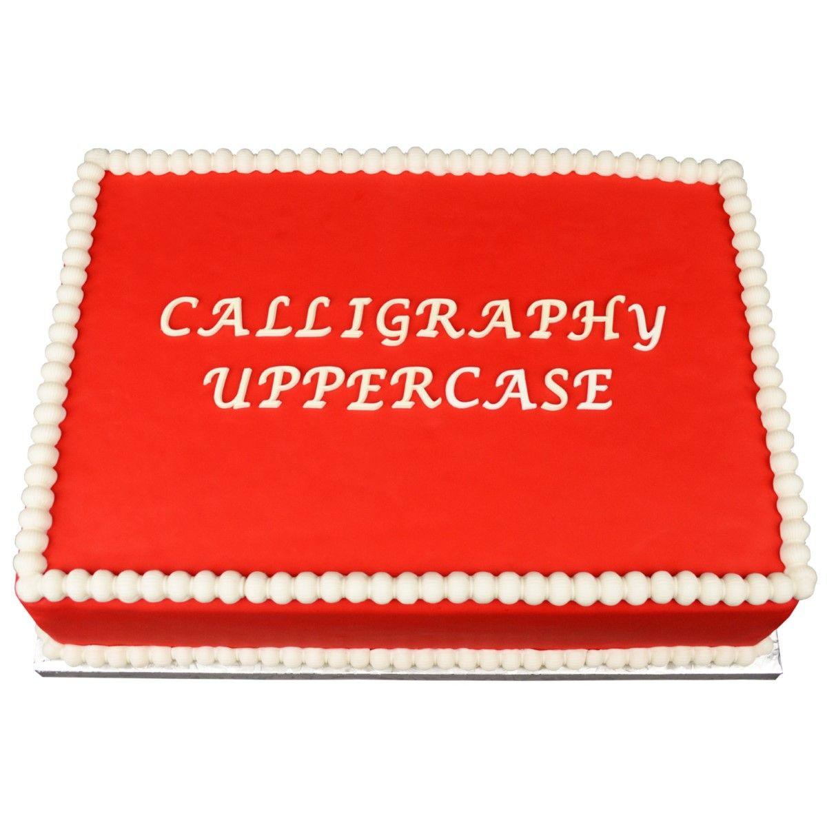 Moule Marvelous - Calligraphy Uppercase - MARVELOUS MOLDS