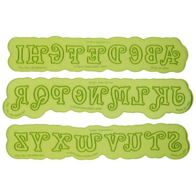 Moule Marvelous - Swirly Uppercase - MARVELOUS MOLDS