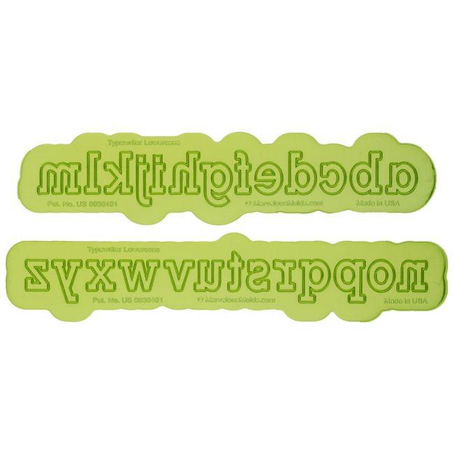 Moule Marvelous - Typewriter Lowercase - MARVELOUS MOLDS