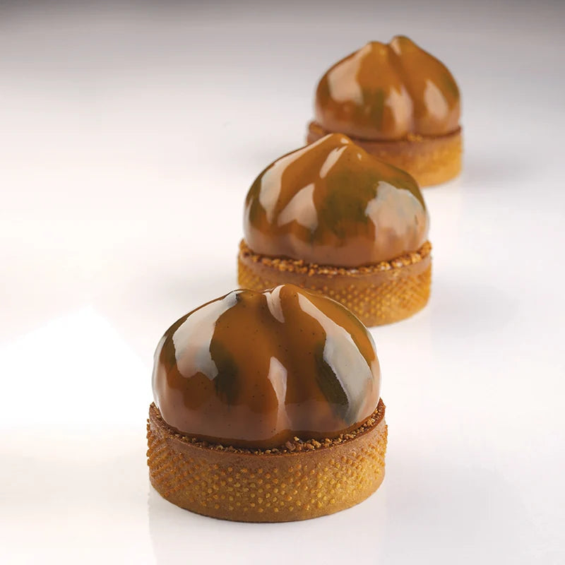 Moule PX4357S Tartelettes Marron by Cédric Grolet - PAVONI