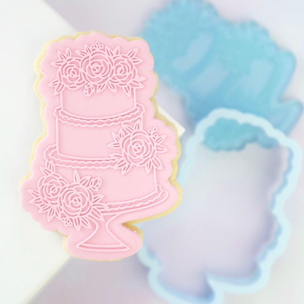 OUTboss Stamp N Cut - Wedding Cake - SWEET STAMP