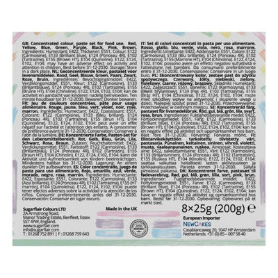 Paste Colour Mixed Essentials Set 8x25g - SUGARFLAIR