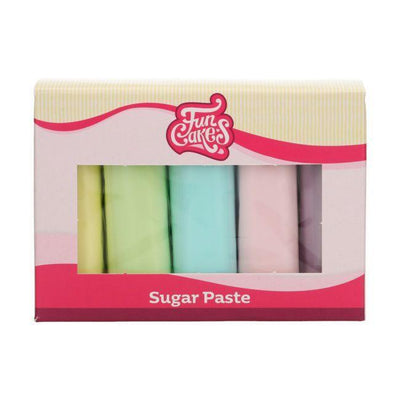 Pâte à Sucre Multipack Pastel 5x100g - FUN CAKES