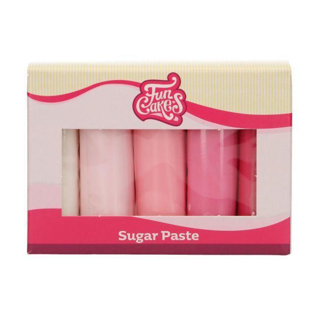 Pâte à Sucre Multipack Rose 5x100g - Patissland