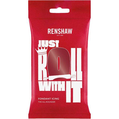 Pâte à Sucre Renshaw 250g Ruby Red - RENSHAW