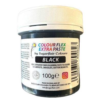 Pâte colorante - Black Extra 100g - SUGARFLAIR