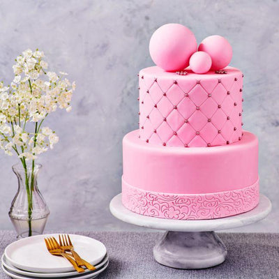 Pâte de Couverture - Baby Pink 500g - FUN CAKES