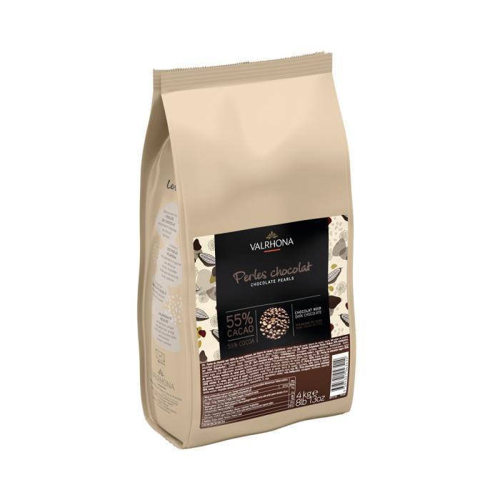 Perles Chocolat Noir 55% 4kg - VALRHONA