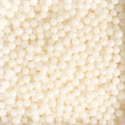 Perles Comestibles - Blanc 100g - DECORA