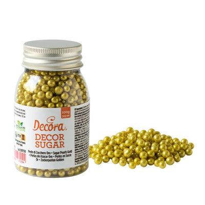Perles Comestibles - Or 100g - DECORA