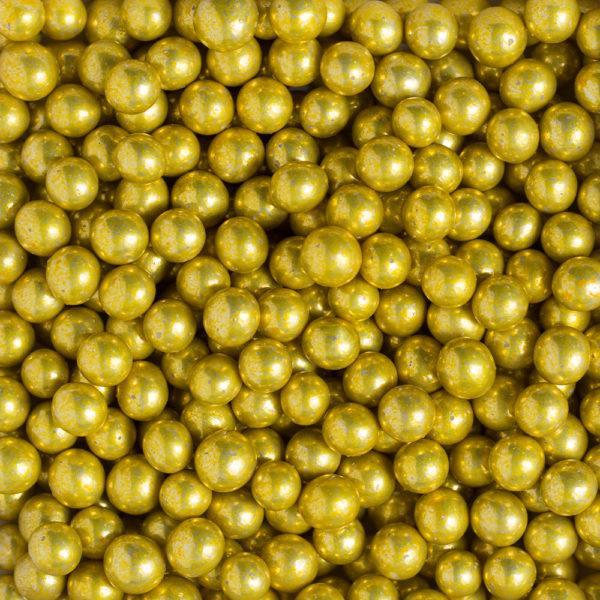 Perles Comestibles - Or Métallique ⌀7mm - 100g - DECORA