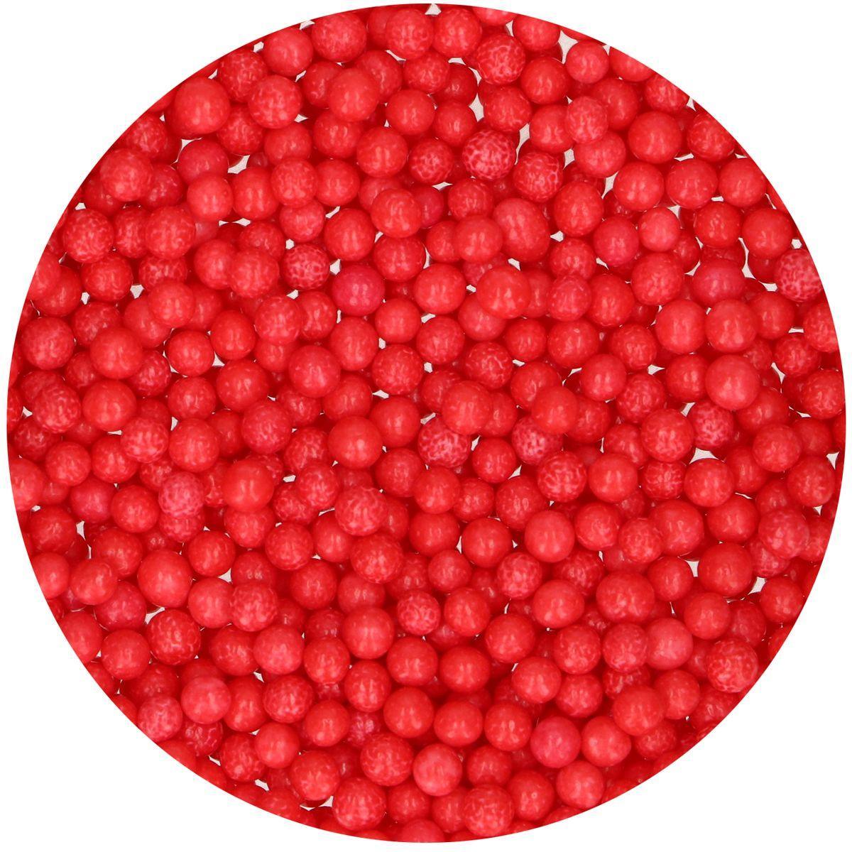 Perles en sucre Medium - Red 4mm - Patissland