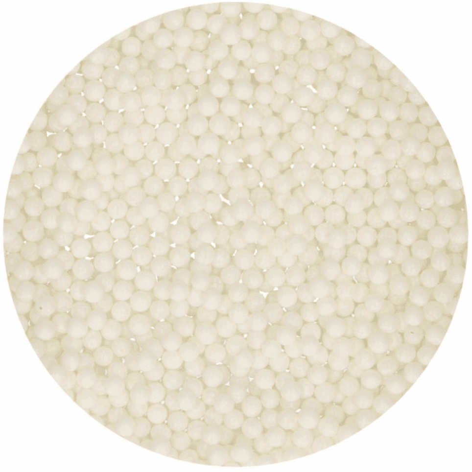 Perles Medium - Blanc 4mm - FUN CAKES