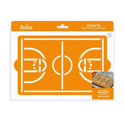 Pochoir Terrain de Basket - DECORA