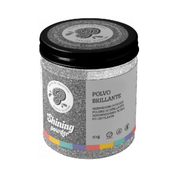 Poudre Scintillante - Light Silver 10g - PASTRY COLOURS