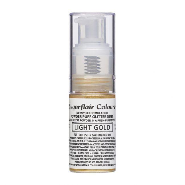 Pump Spray - Light Gold 10g - SUGARFLAIR