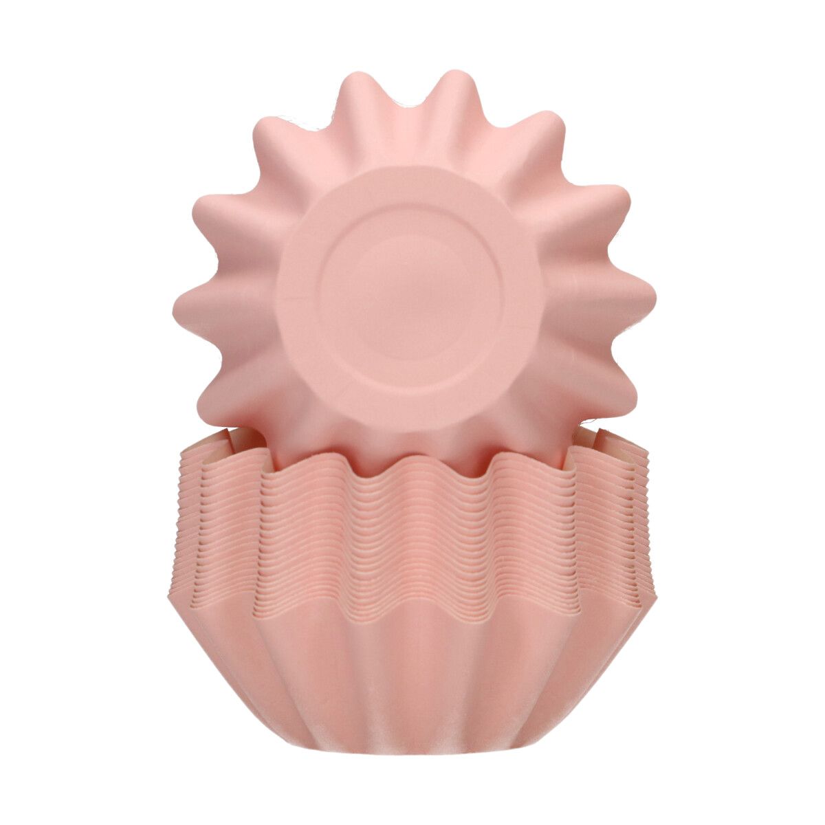 48 Bloom Cupcake Liners - Pastel Pink