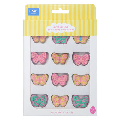 Set/ 12 Papillons Comestibles - PME