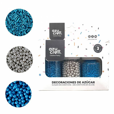 perles comestibles bleues