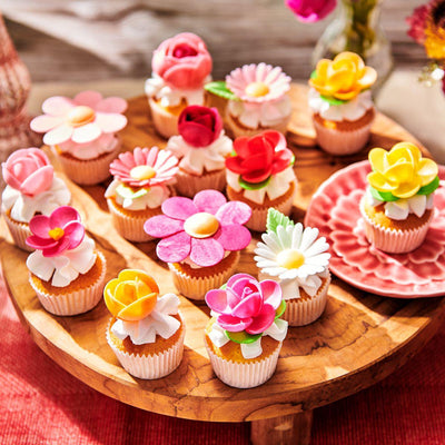 Set/13 Marguerite en Papier Comestible - FUN CAKES