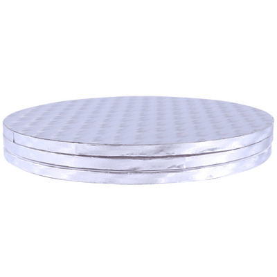 Set/3 Cake Drum Silver (plusieurs tailles disponibles) - PME